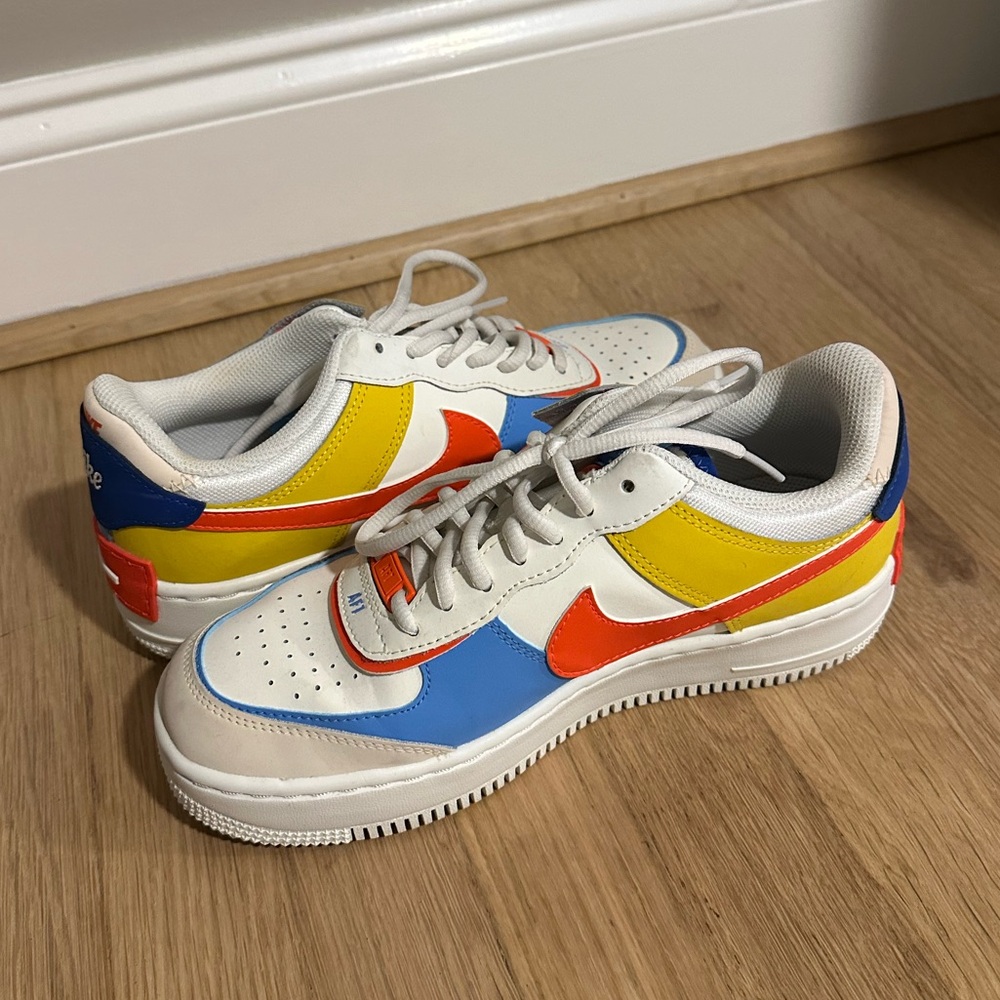 Women’s Size 8 Nike Air Force 1 Shadow 'Sail Multi'